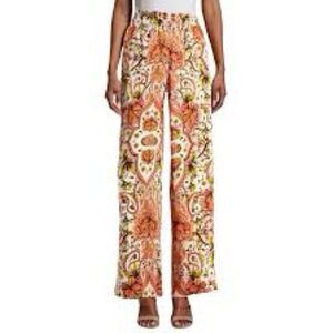 NWT JM Collection Pink and Cream Patterned Pants